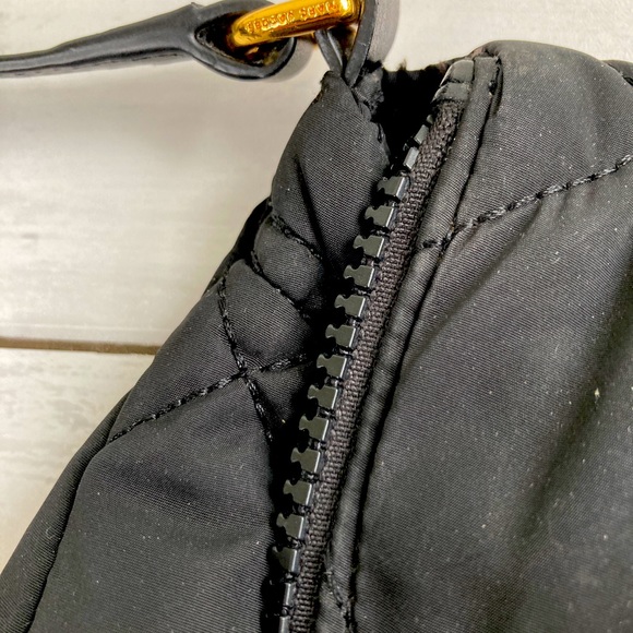 Marc Jacobs Black & Gold  Nylon Quilted Natasha Crossbody Bag - Picture 4 of 14